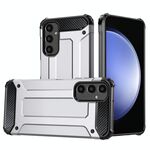 Per Samsung Galaxy S23 FE Magic Armor TPU + custodia per PC (argento)