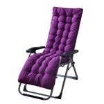 Cuscino per poltrona reclinabile da giardino ispessito da 170 x 53 x 8 cm (viola)