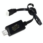 Caricatore USB per batteria al litio 11,1 V 2 A 3 S con luce (spina a 4 pin)