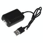 Caricatore USB per batteria al litio con protezione uscita 11,1 V 2 A 3 S con luce (spina XH/4P)