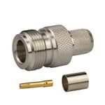 Connettore a crimpare jack femmina N per cavo LMR400 / Belden 9913 / RG8