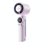 Ventilatore portatile Turbo piccolo per esterni, ventola di raffreddamento a 100 velocità, batteria integrata da 4000 mAh (viola chiaro)