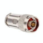 Adattatore coassiale N maschio per cavo coassiale RF LMR400 / RG8 / Belden 9913 / KMR400