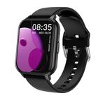 Lo smartwatch con schermo IPS CY12 da 1,9 pollici supporta chiamate vocali/monitoraggio della salute (nero)