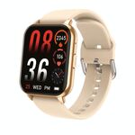 Lo smartwatch con schermo IPS CY12 da 1,9 pollici supporta chiamate vocali/monitoraggio della salute (oro)