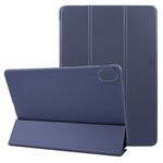 Custodia per tablet in pelle antiurto con supporto a 3 pieghe GEBEI per Huawei MatePad 11.5 S (blu scuro)