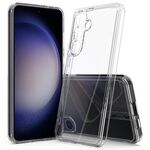 Per Samsung Galaxy S24 FE 5G Custodia per telefono in TPU acrilico antigraffio (trasparente)