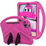 Custodia per tablet antiurto EVA Huawei Matepad SE 11 2024 con supporto (rosa rosso)