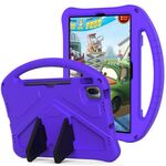 Custodia per tablet antiurto EVA Huawei Matepad SE 11 2024 con supporto (viola)