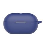Custodia protettiva in silicone per auricolari wireless Beats Solo Buds con foro (blu notte)
