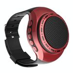 U6 Orologio indossabile Bluetooth Speaker Selfie Sport Smart Speaker (Rosso)