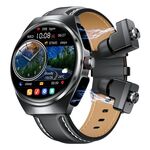GT95 Schermo IPS da 1,53 pollici Orologio intelligente con auricolare Bluetooth 2 in 1 (nero)