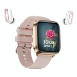 X9 Orologio intelligente con auricolare Bluetooth 2 in 1 con schermo quadrato da 1,85 pollici (oro rosa)