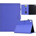 Per Samsung Galaxy Tab A9+ Custodia in pelle Smart Tablet con struttura in fibra di colore solido (viola)