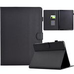 Per Amazon Kindle 11th 2022 Custodia in pelle Smart Tablet con struttura in fibra di colore solido (nera)