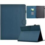 Per Amazon Kindle 11th 2022 Custodia in pelle Smart Tablet con struttura in fibra di colore solido (blu reale)