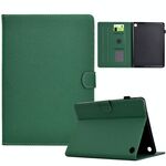 Custodia in pelle per tablet intelligente con struttura in fibra di colore solido per Amazon Kindle Fire 7 2022 (verde)