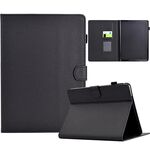 Per Amazon Kindle Paperwhite 5 2021 Custodia in pelle smart tablet con struttura in fibra di colore solido (nero)