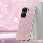 Per vivo iQOO Neo9S Pro+ Custodia per telefono con polvere glitterata elettrolitica (rosa)