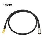 Cavo coassiale RG174 da BNC femmina a SMB maschio da 15 cm