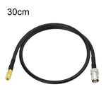 Cavo coassiale RG174 da BNC femmina a SMB maschio da 30 cm