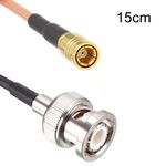 Cavo coassiale RF da 15 cm BNC maschio a cavo di prolunga adattatore RG316 femmina SMB