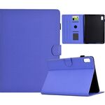 Per Lenovo Tab M9 TB-310FU Custodia in pelle Smart Tablet con struttura in fibra di colore solido (viola)