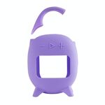 Custodia protettiva morbida in silicone per altoparlante portatile JBL Clip 5 (viola)