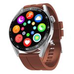 HW28 Orologio intelligente da chiamata Bluetooth con monitoraggio della salute impermeabile IP67 da 1,39 pollici con pagamento NFC (caffè)