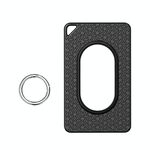 Per Samsung Galaxy SmartTag2 Custodia protettiva per scheda portatile in TPU anti-smarrimento (nero)