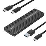 Contenitore per unità a stato solido M.2 NVME/SATA M2300 a doppio protocollo (nero)