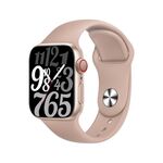 WS88 Smart Watch con schermo a colori da 1,96 pollici, supporto monitoraggio della frequenza cardiaca/monitoraggio della pressione sanguigna(oro)