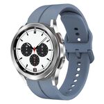 Per Samsung Galaxy Watch 4 Classic 42mm 20mm Cinturino in silicone con cinturino (blu)