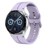 Per Huawei Watch GT3 42mm 20mm cinturino in silicone con cinturino (viola)