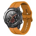 Per Huawei Watch 2 cinturino in silicone con cinturino da 20 mm (giallo ambra)