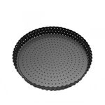 BM1075 Teglia Per Pizza Forata Da Cucina In Acciaio Al Carbonio Stampo Per Torta Di Frutta Antiaderente Bakeware, Specifica: 9 Pollici