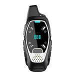 Display a LED Ricarica USB Mini walkie-talkie palmare wireless piccolo (bianco)