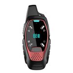Display a LED Ricarica USB Mini walkie-talkie palmare wireless piccolo (rosso)