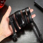 Fotografia all'aperto Pelle di vacchetta Spalla per fotocamera Appeso al collo Cinghia di avvolgimento, Spec: Crosta di pelle (Nero)