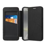 Per Samsung Galaxy S24+ 5G Magnetic Armor Series Custodia per telefono in pelle con slot per schede RFID (nera)