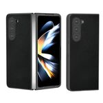 Custodia per telefono a copertura totale in pelle PU per Samsung Galaxy Z Fold6 Skin Feel (nera)
