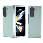 Custodia per telefono a copertura totale in pelle PU ABEEL per Samsung Galaxy Z Fold6 (azzurro)