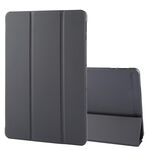 Per OnePlus Pad 2 Custodia in silicone e pelle a tre ante per tablet (nero)