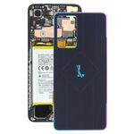 Per OPPO Reno7 Pro 5G Cover posteriore batteria in vetro originale (nero colorato)
