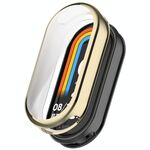 Custodia morbida per orologio elettrolitico in TPU con copertura totale NFC per Xiaomi Smart Band 9 (oro)