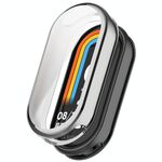 Per Xiaomi Smart Band 9 NFC Custodia morbida per orologio elettrolitico in TPU a copertura totale (argento)