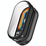 Per Xiaomi Smart Band 9 Custodia morbida per orologio elettrolitico in TPU a copertura totale (nera)