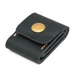 Custodia in pelle per scheda SIM per telefono cellulare Custodia per scheda di memoria Custodia per plettro per chitarra (nero)