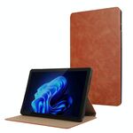 Per Itel Pad One 10.1 Custodia per tablet in pelle Crazy Horse semplice (Bown)
