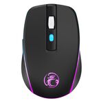 Mouse da gioco wireless silenzioso a 6 tasti iMICE G903 2.4G monomodale (nero)